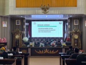 Rapat Paripurna Penyampaian Raperda Pertanggungjawaban Pelaksanaan APBD Way Kanan Tahun Anggaran 2024 oleh Bupati Way Kanan