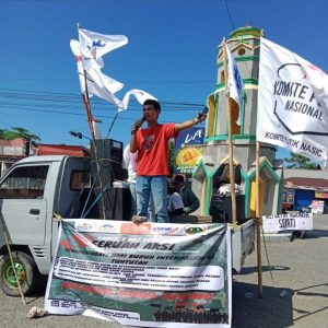 Refleksi hari Bhayangkara, Komite Politik Nasional tantang Polres Buol berani tindaki alat berat di aktivitas PETI desa dopalak