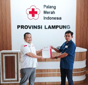 Machiavelli HT. S. STP, M. SI , ditunjuk sebagai Pelaksa Tugas Ketua Palang Merah Indonesia Kabupaten Way Kanan
